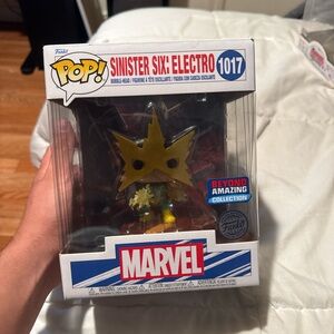 Funko Pop Marvel Electro Figure - Yellow and Green